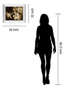 Elegante By Adrian Jendrasik - Mirror Framed Print Wall Art - Black