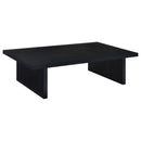 Max - Rectangular Engineered Laminate Coffee Table - Black