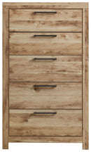 Hyanna - Five Drawer Chest - Tan Brown