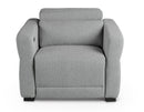 Isla - Dual Power Recliner - Dark Gray