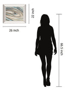 Blue Amethyst By Wani Pasion - Mirror Framed Print Wall Art - Blue