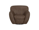 Tamesis - Swivel Accent Chair Armchair - Chocolate Brown