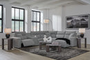 ModMax II - Salt And Pepper - Reclining Sectional