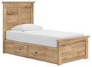 Makidern - Panel Storage Bed With 2 Under Bed Storage Units - Austin's Furniture Depot (Austin,TX)
