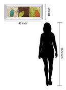 Lovely Birds Il By Patricia Pinto - Mirror Framed Print Wall Art - Dark Brown