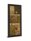 Circle Game Il By Norm Olson - Framed Print Wall Art - Beige