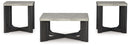 Sharstorm - Occasional Table Set (Set of 3) - Two-tone Gray