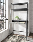 Yarlow - Home Office Desk and Shelf - Black