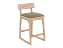 Balam - 30" Upholstered Barstool (Set of 2) - Light Brown - Austin's Furniture Depot (Austin,TX)