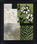 Verdant Mélange - 28" x 34" Framed Wall Art