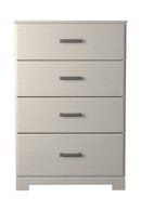 Stelsie - Four Drawer Chest - White
