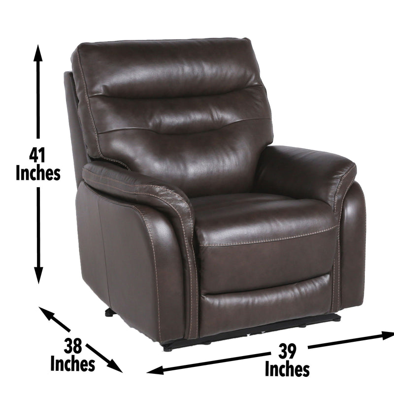 Fortuna - Dual Power Recliner - Coffee