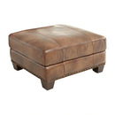 Steve Silver Silverado Ottoman in Metamorphosis Camel