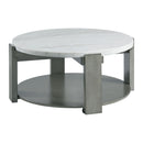 Rosamel - 2 Piece Occasional Table Set (Coffee Table And End Table) - Gray