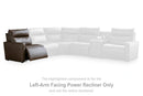 ModZ Power Reclining Sectional Loveseat with Audio Console