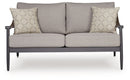 Ocean Beach - Loveseat With Cushion - Gray