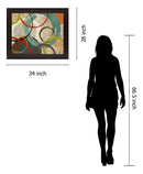 Whirlwind Echoes - 28" x 34" Framed Wall Art