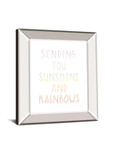 Lets Chase Rainbows VI By Jenaya Jackson - Mirror Framed Print Wall Art - White
