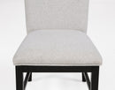 Sebastian - Side Chair (Set of 2) - Black / Gray