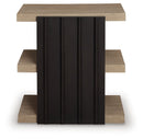 Rylandyn - Rectangular End Table - Black / Light Brown - Austin's Furniture Depot (Austin,TX)