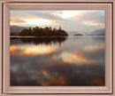 Misty Isle Sunrise - 28" x 34" Framed Wall Art