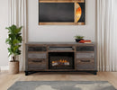 Loft Brown 70" Fireplace