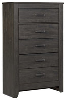 Brinxton - Five Drawer Chest - Charcoal