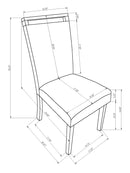 Jules - Side Chair (Set of 2) - Charcoal / Gray