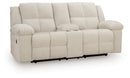 Orlen - Double Reclining Loveseat With Console - Winter - Austin's Furniture Depot (Austin,TX)
