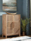 Pellamour - Bar Cabinet - Natural Brown