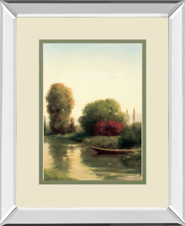 By The Riverside By Udell Mirrored Frame - Green