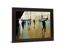 Umbrella Reflections - 28" x 34" Framed Wall Art