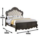 Rhapsody - 6 Piece King Bedroom Set - Dark Brown