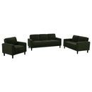 Ruth - Upholstered Track Arm Sofa Set