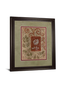 Verdant Scrolls - 34" x 40" Framed Wall Art