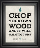 Cabin Life II By Sue Schlabach - Framed Print Wall Art - Pearl Silver