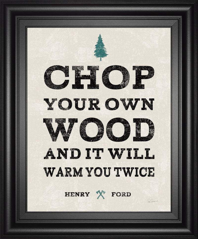 Cabin Life II By Sue Schlabach - Framed Print Wall Art - Pearl Silver