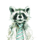 Gallery Wrapped Giclee On Canvas Funny Pet In Tie 24 X 24