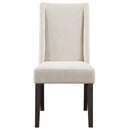 Steve Silver Napa Upholstered Side Chair in Dusky Cedar (Set of 2)