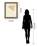 Palm Serenity - 28" x 34" Framed Wall Art