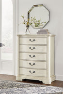 Arlendyne - Five Drawer Chest - Antique White