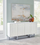 Ornawel - Accent Cabinet - Distressed White