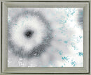 Frosted Petal Burst - 28" x 34" Framed Wall Art