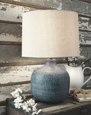 Malthace - Metal Table Lamp  - Patina