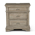 Steve Silver Highland Park 3 Drawer Nightstand in Waxed Driftwood