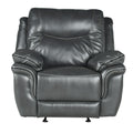 Steve Silver Isabella Manual Glider Recliner in Grey