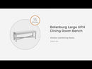 Bolanburg - Large UPH Dining Room Bench - Beige