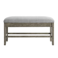 Steve Silver Grayson Storage Counter Bench in Driftwood