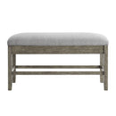 Steve Silver Grayson Storage Counter Bench in Driftwood
