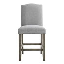 Steve Silver Grayson Counter Chair in Driftwood (Set of 2)